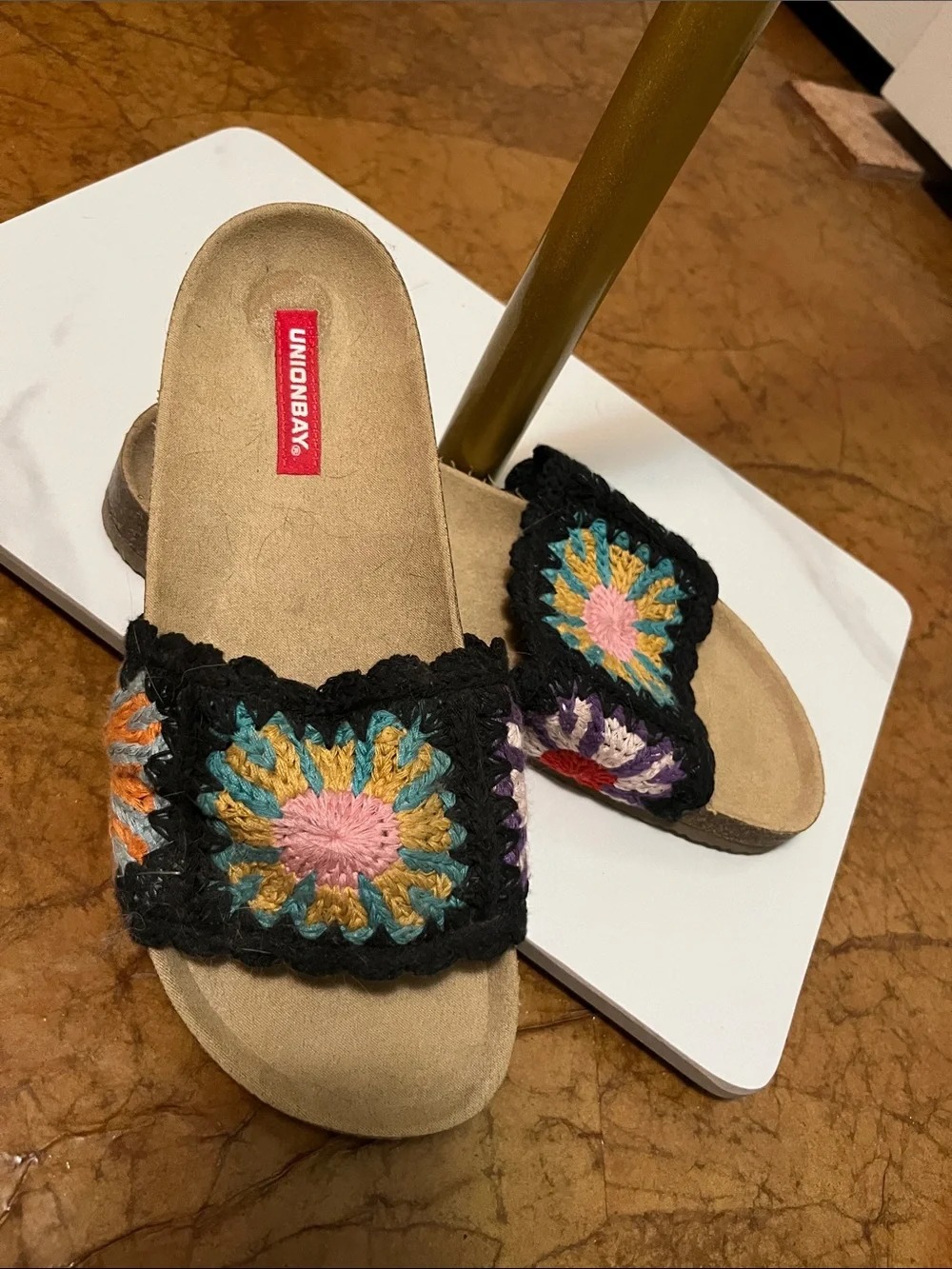 Mojo Crocheted Sandal UnionBay NEW Sz 8 Womens
